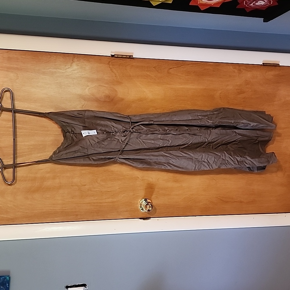 Button up maxi dress